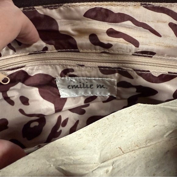 Two-Tone Women's Satchel - Picture 5 of 10